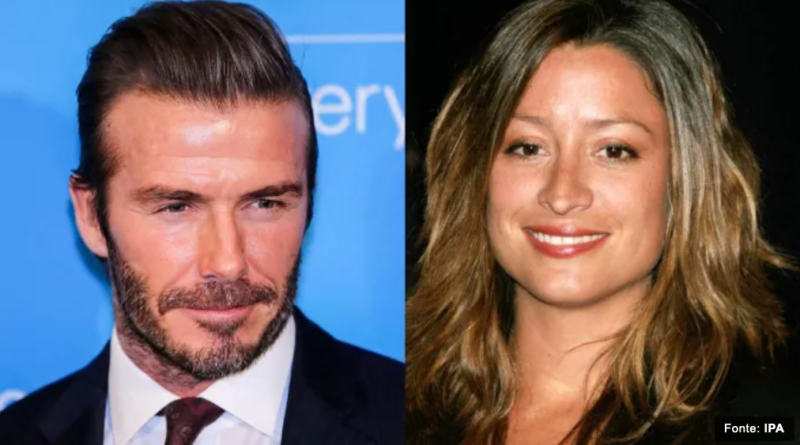 Rebecca Loos e David Beckham flirt