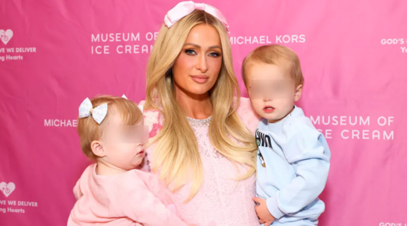 Paris Hilton figli red carpet